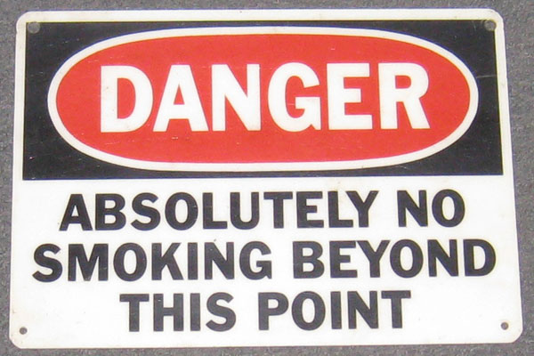 s0874 No Smoking Sign