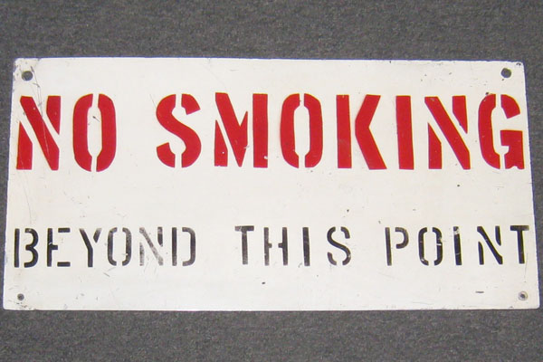 s1030 No Smoking Sign