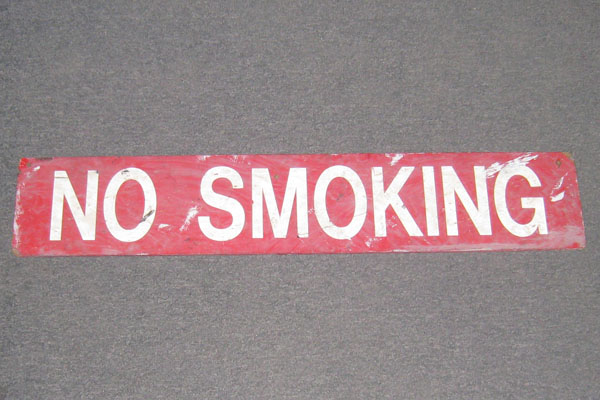 s2166 No Smoking Sign