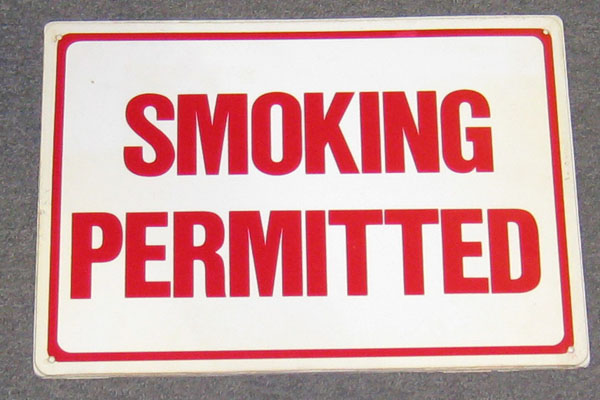 s2441 Smoking Permitted Sign