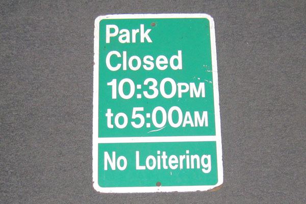 s1204 Park/Playground Sign