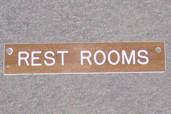 s0916 Restroom Sign