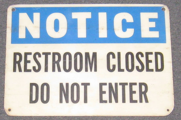 s1003 Restroom Sign