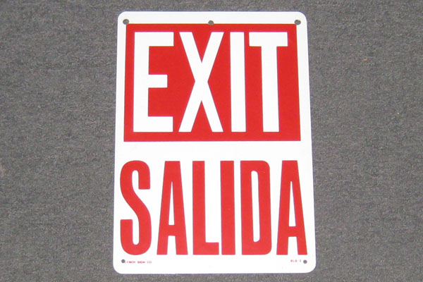 s2063 Spanish Sign