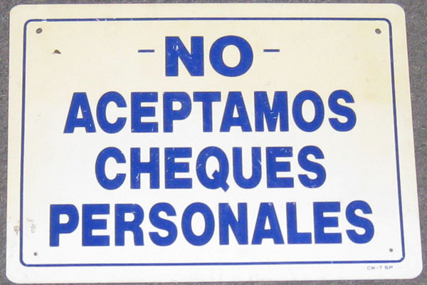 s2064 Spanish Sign