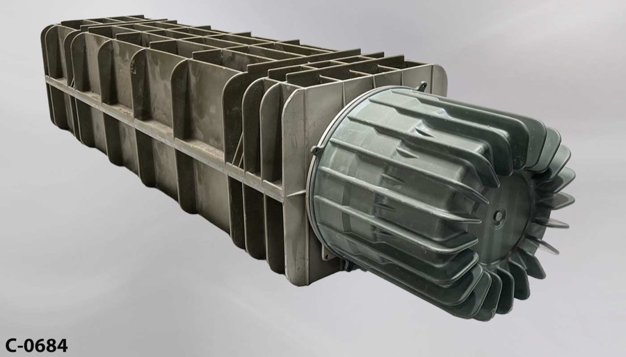 Cannon Propellant Cylinder, stock number C-0684