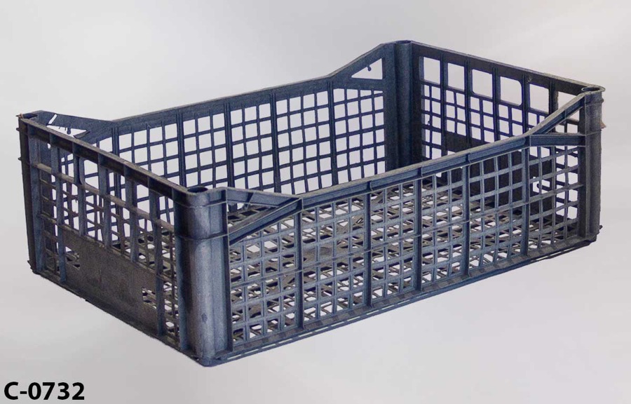 Plastic Vegetable Crate, stock number C-0732