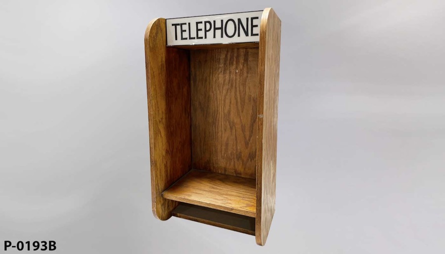 Pay Phone Enclosure, stock number P-0193B