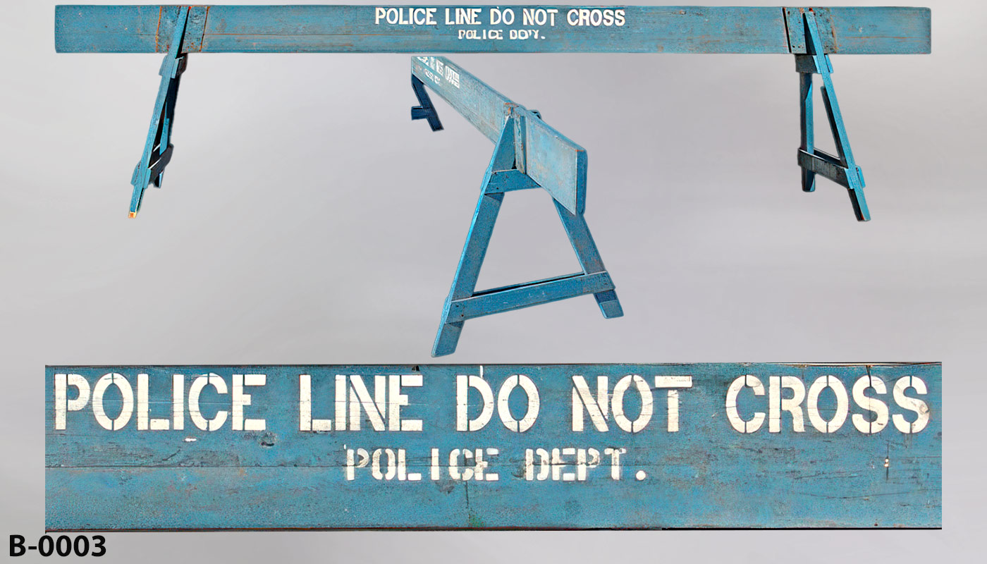 Barricade, stock number B-0003