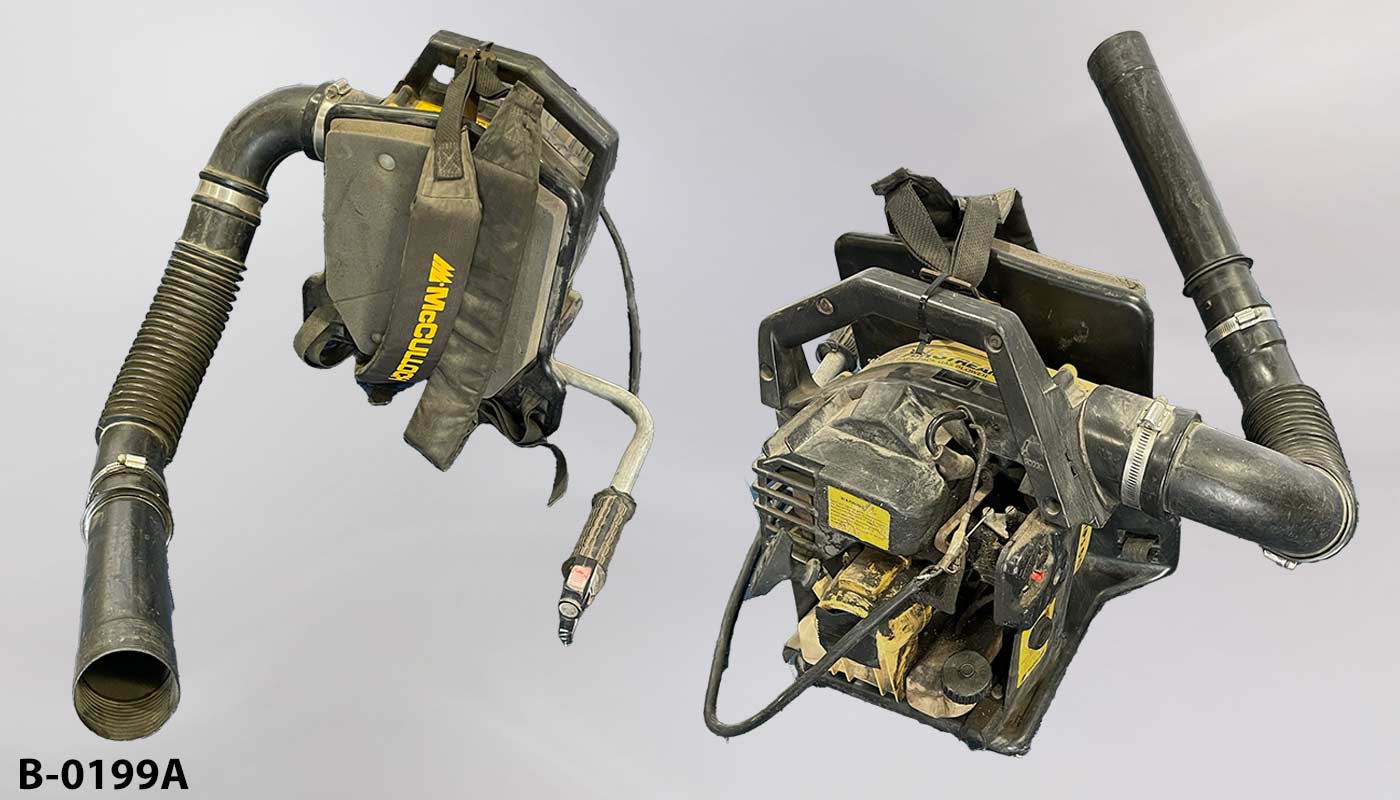 Leaf blower backpack, stock number B-0199a