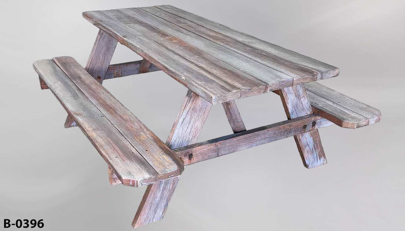 Bench/picnic table, stock number B-0396