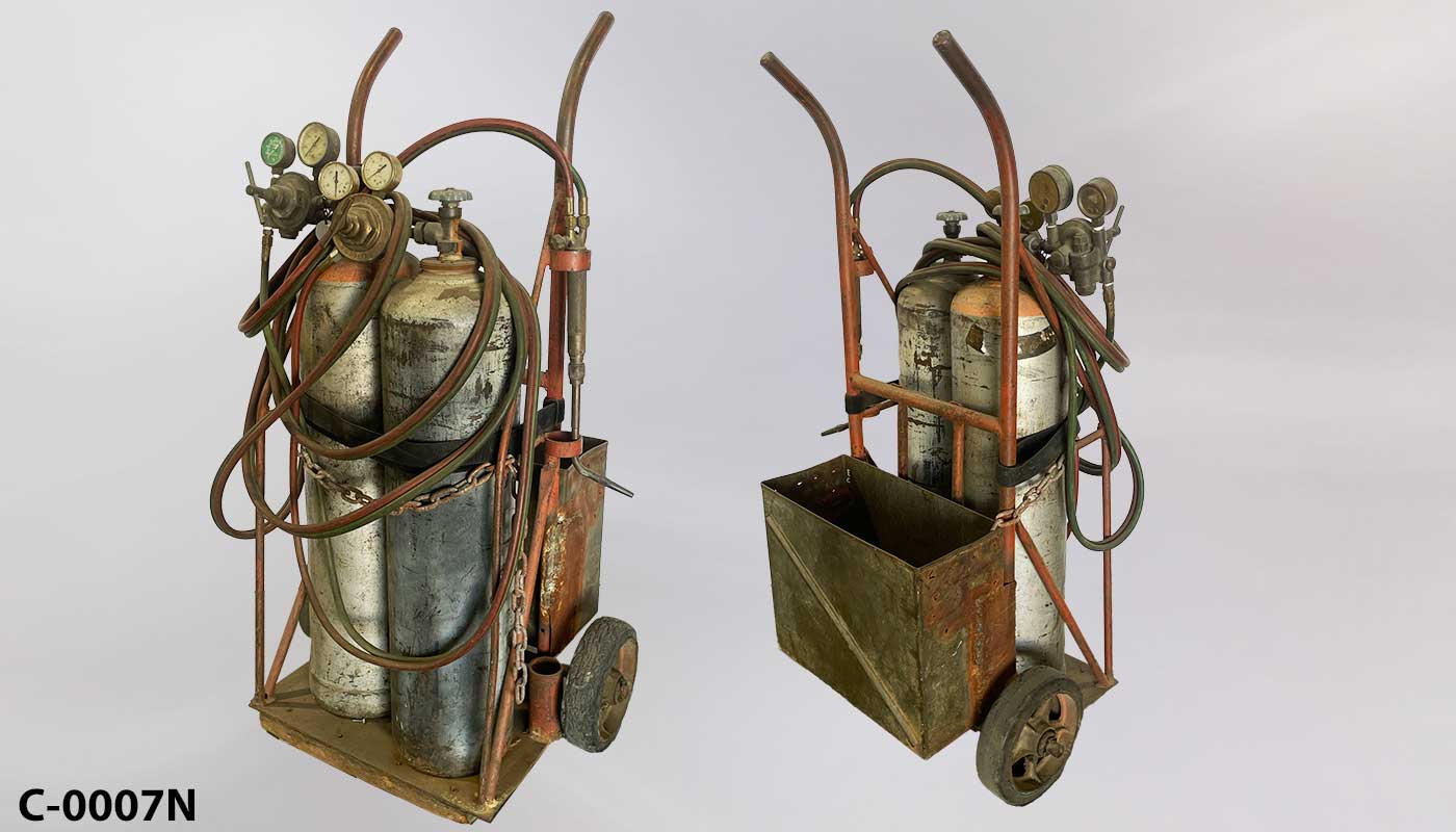 Welder's cart 26"wx48"t, stock number C-0007n