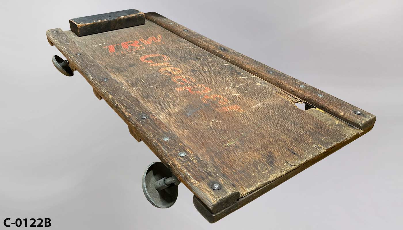 Creeper, mechanics, wooden (SPECIFY HEADREST), 36" long, another photo