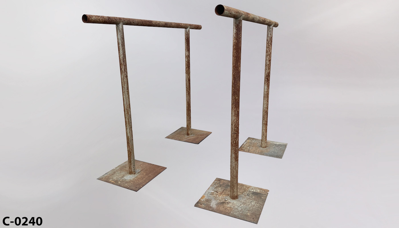 Clothesline pole set, stock number C-0240