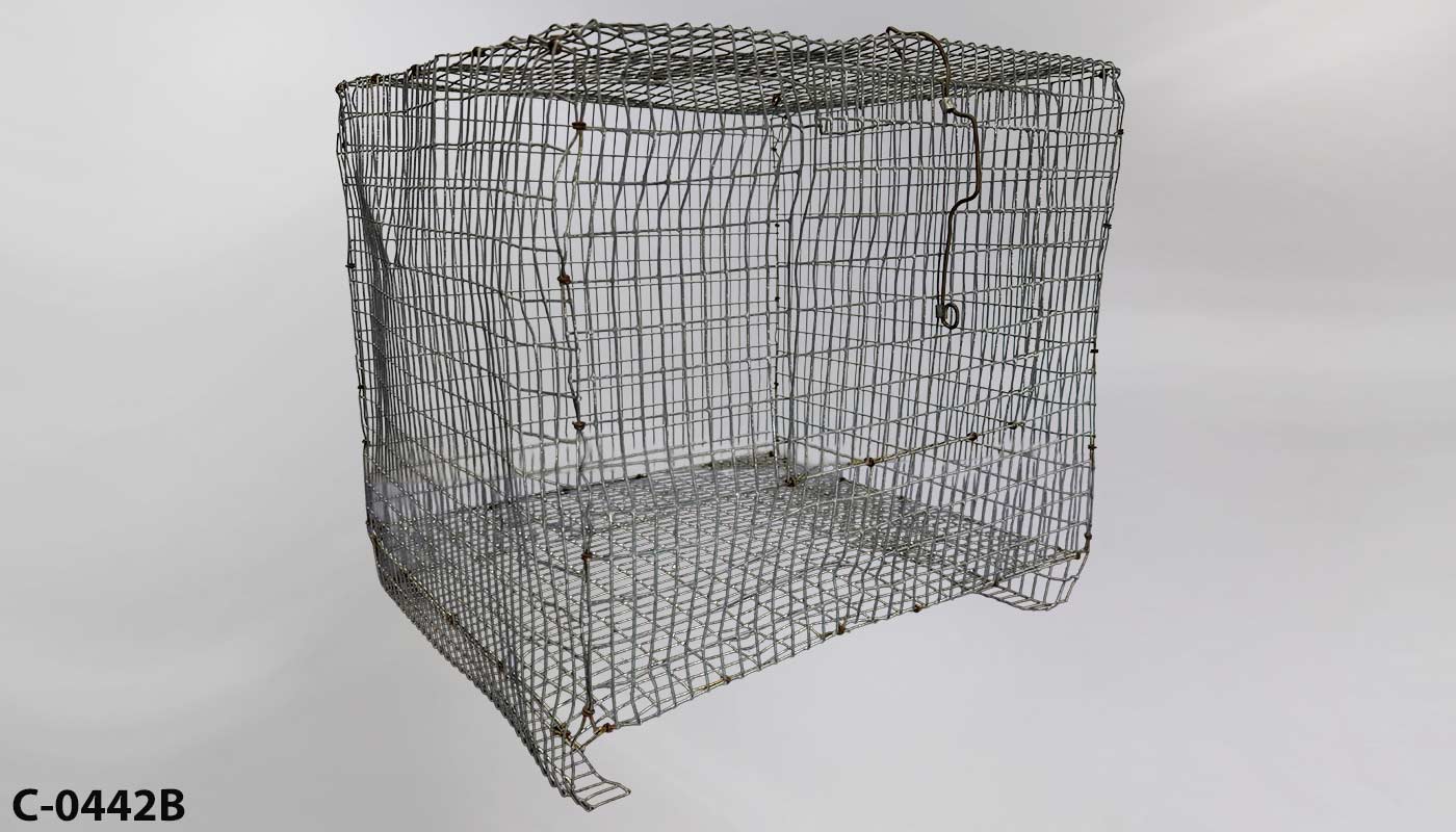 Animal Cage, small, wire, (GIVE DESCRIPTION), another photo