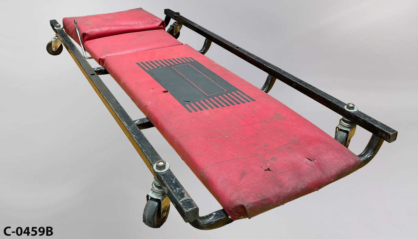 Creeper, mechanic's, metal frame, w/ padding (specify red, another photo