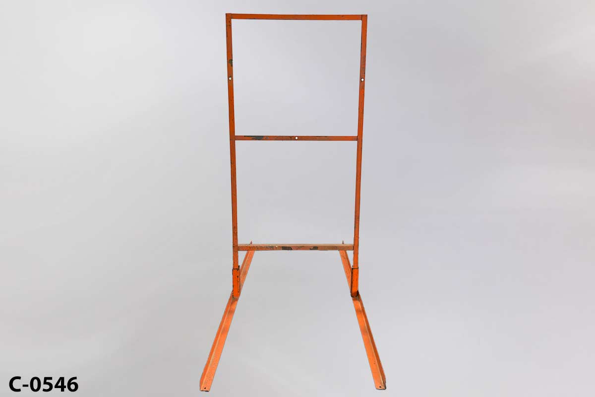 Sign stand, construction, steel, w/ (2) 5' long removable, another photo