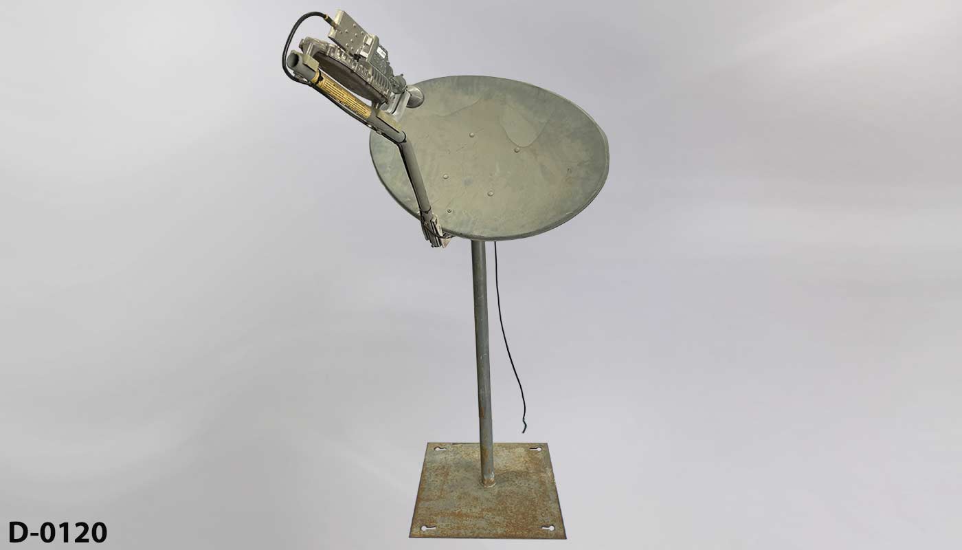 Satellite dish, stock number D-0120
