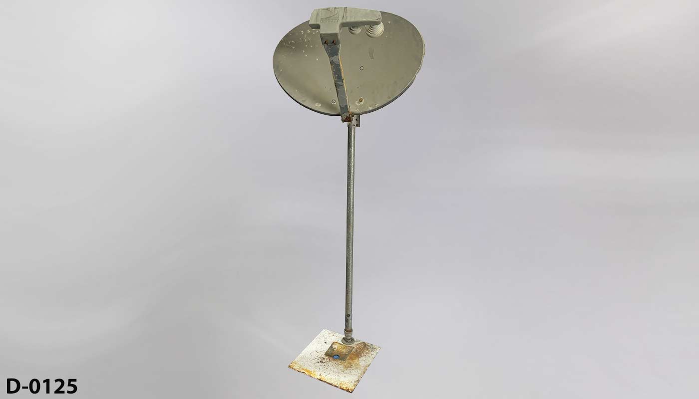 Satellite dish, stock number D-0125