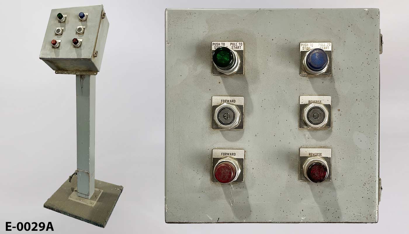 Electronic control pedestal, stock number E-0029