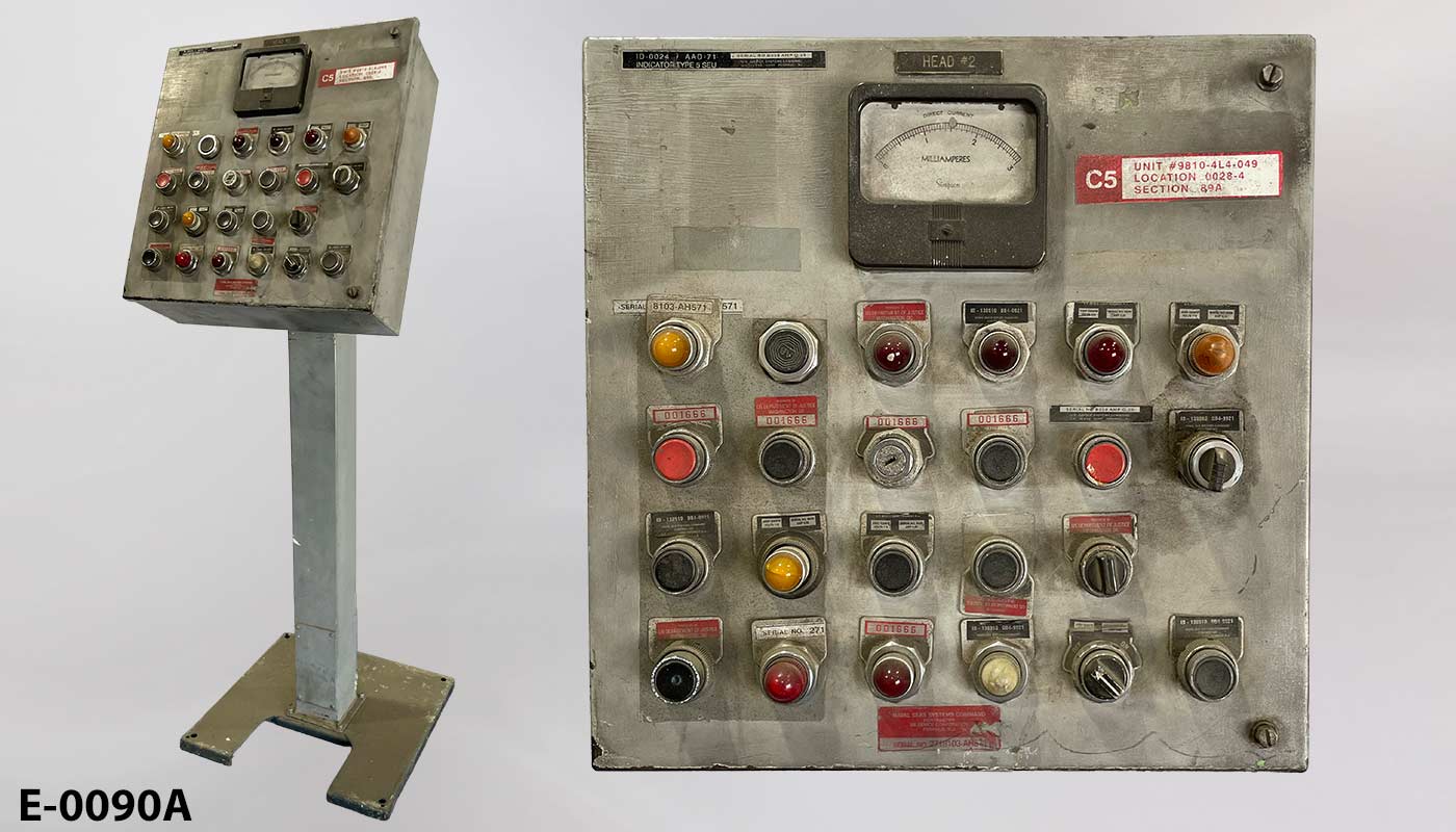 Electronic control pedestal, stock number E-0090