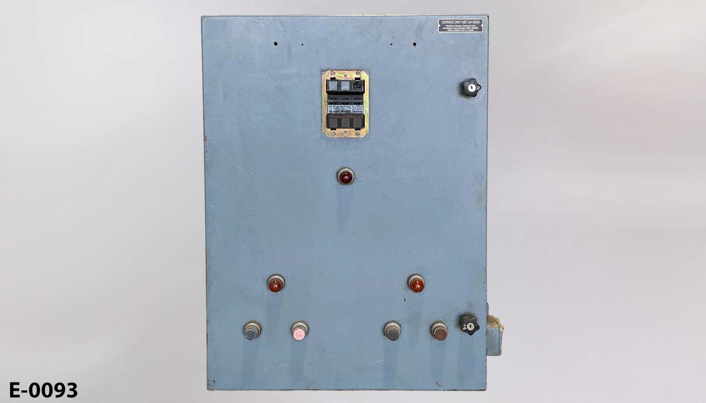 Electronic control panel, stock number E-0093