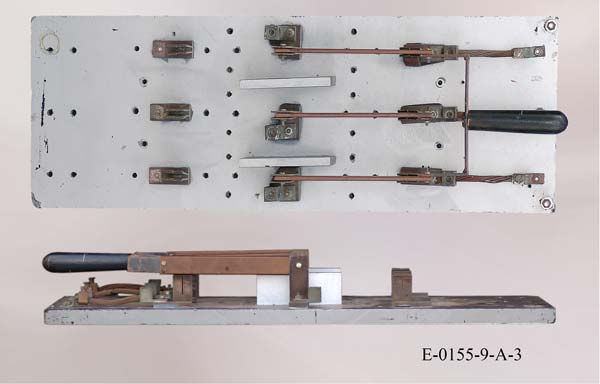 Electric knife blade switch, stock number E-0155