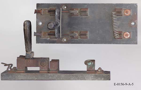 Electric knife blade switch, stock number E-0156