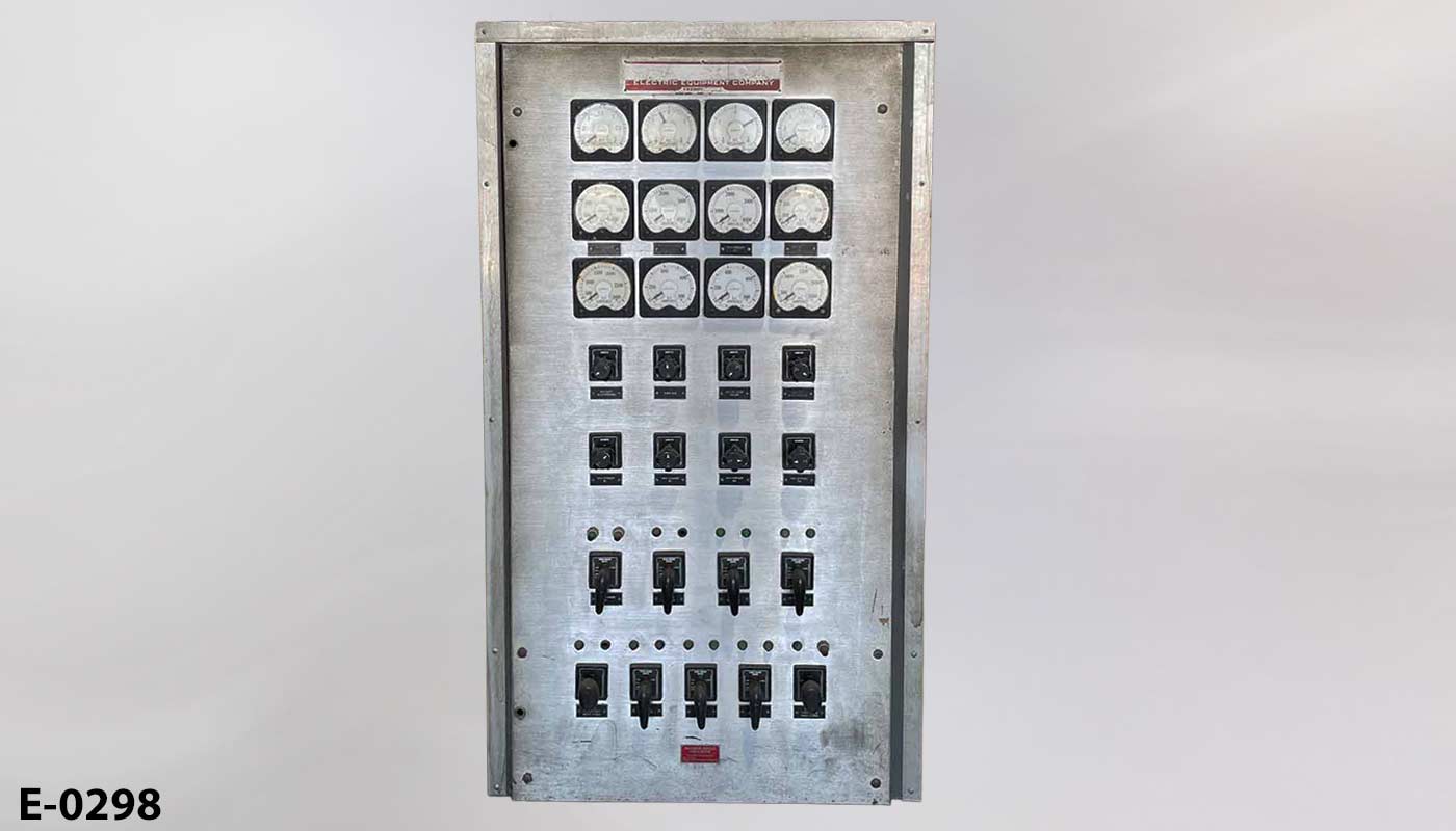 Electronic control panel, stock number E-0298