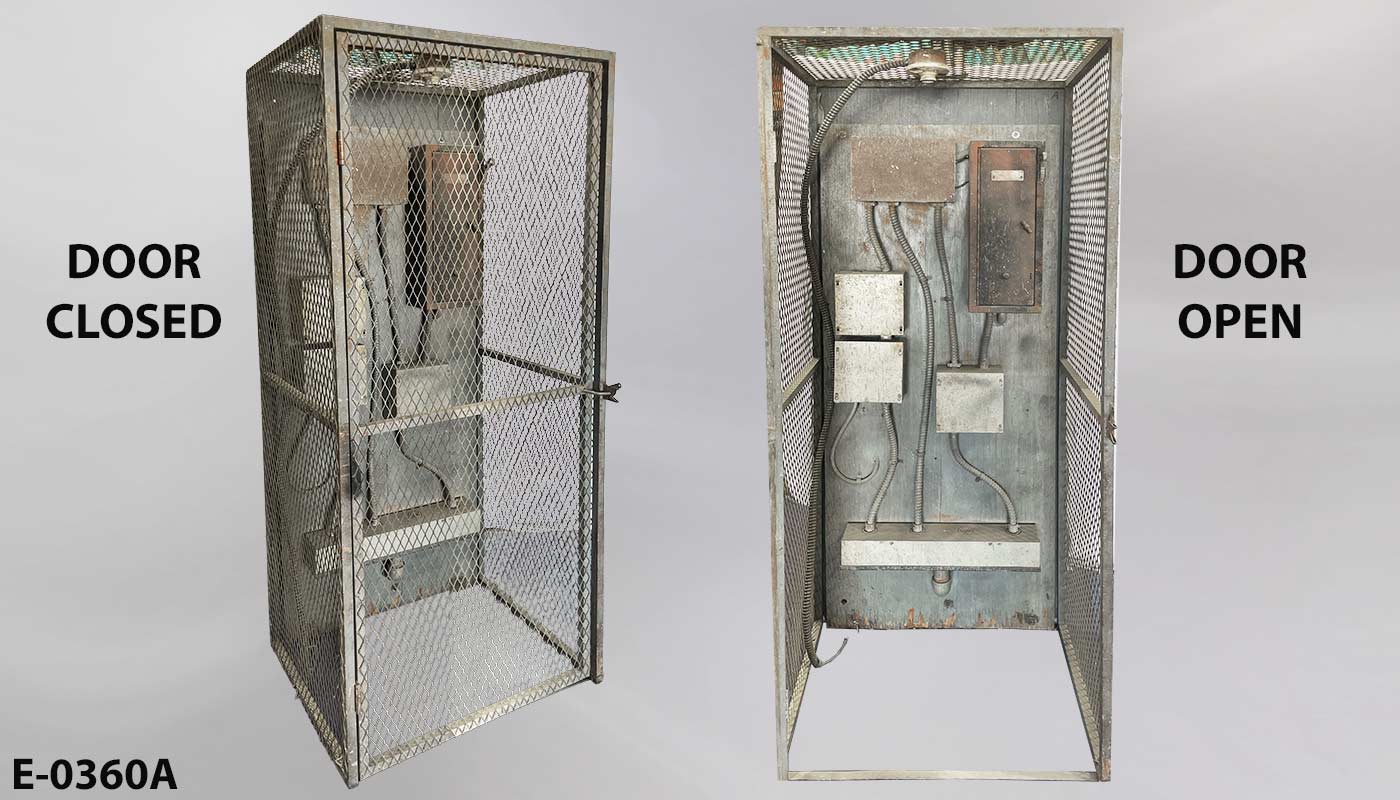 Expanded metal enclosure, stock number E-0360a