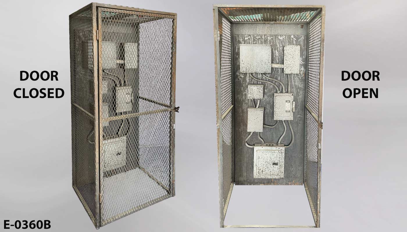 Expanded metal enclosure, stock number E-0360b