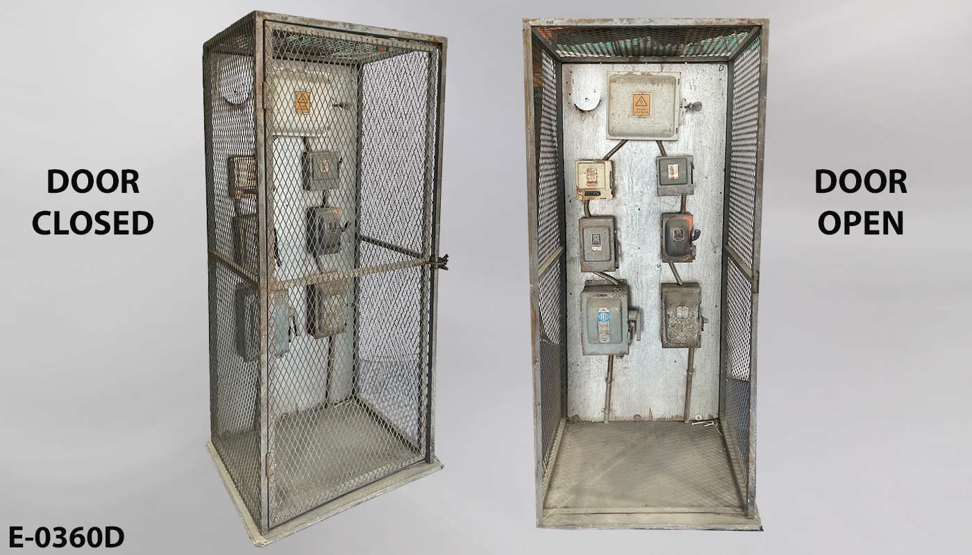 Expanded metal enclosure, stock number E-0360d