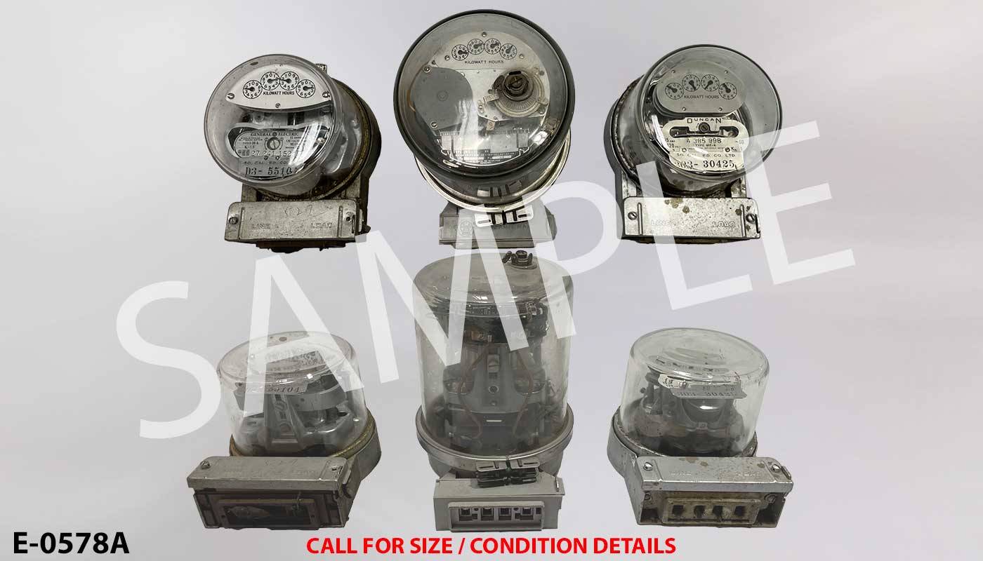 Electric meter, stock number E-0578a
