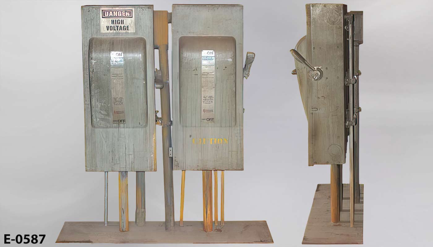 Electrical box set-up, stock number E-0587