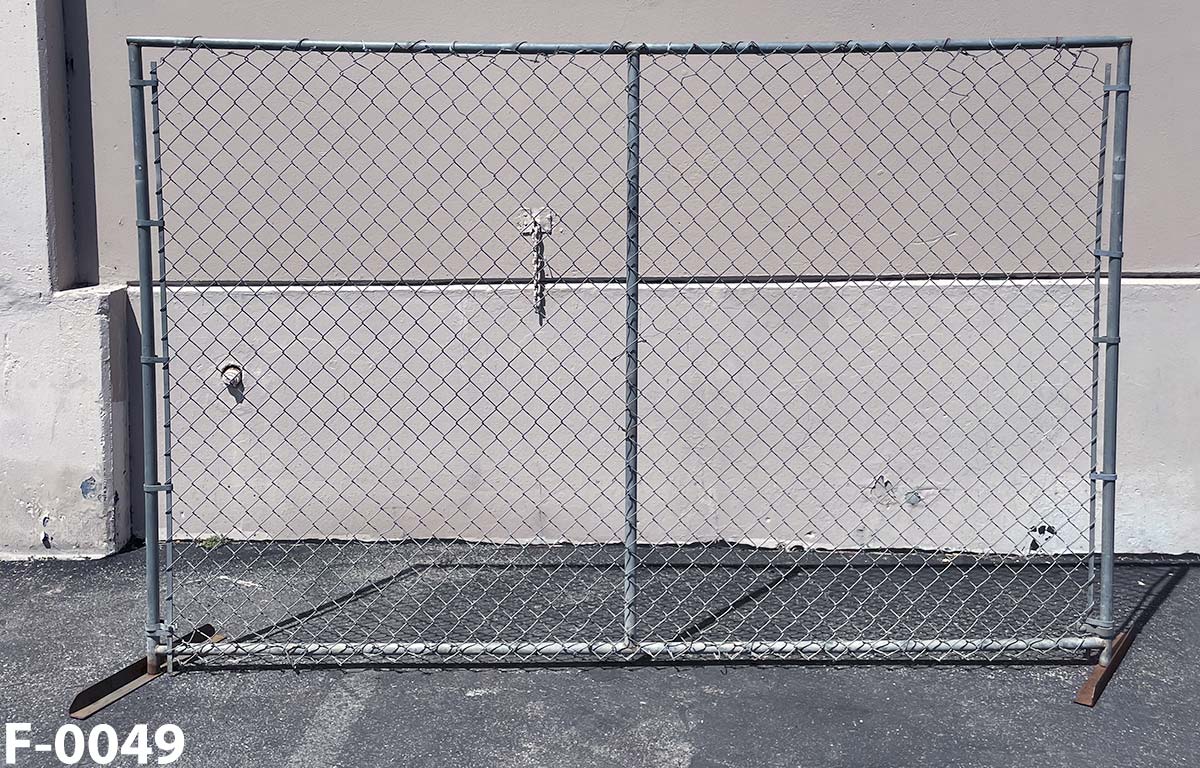 Chainlink fence, stock number F-0049