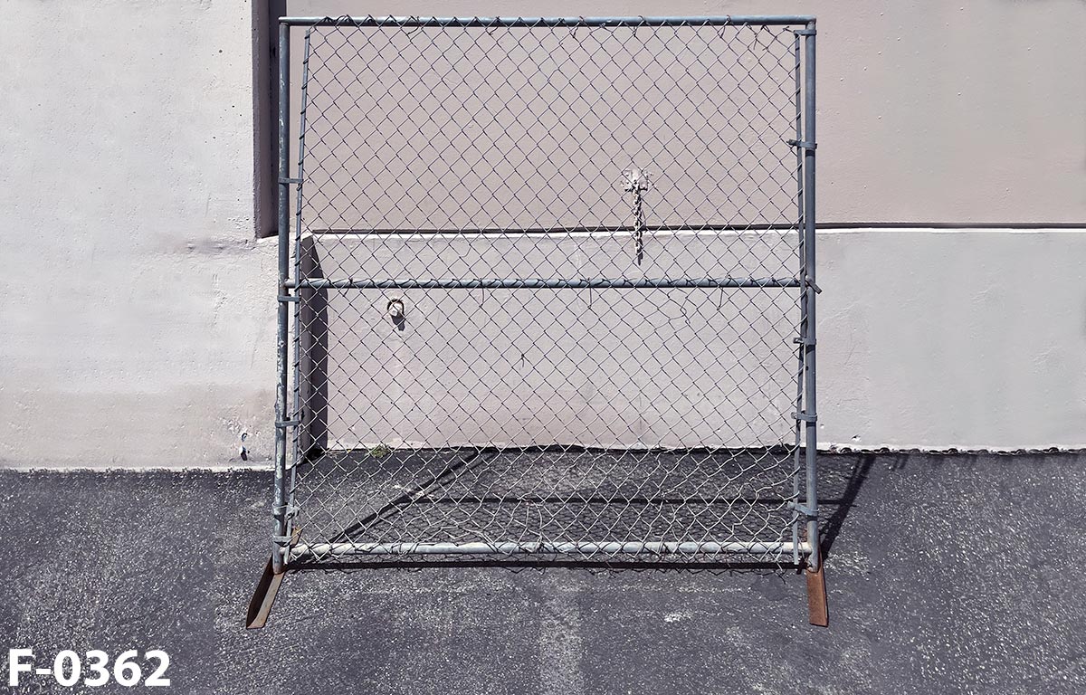 Chainlink fence, stock number F-0362