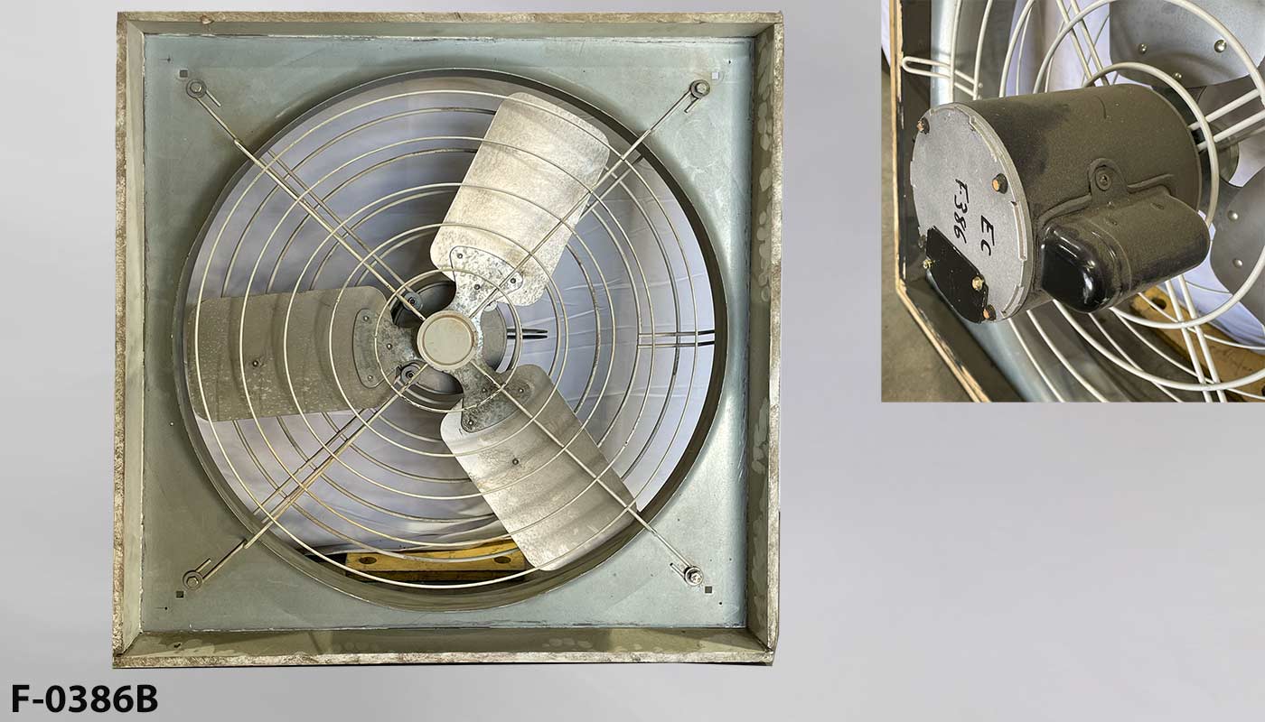 Exhaust fan, stock number F-0386
