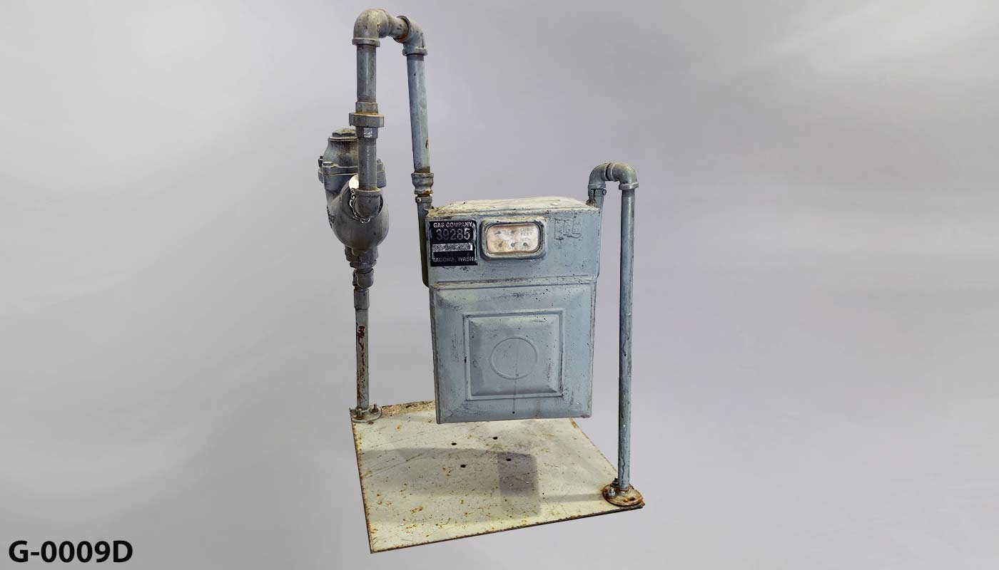 Gas meter, stock number G-0009d