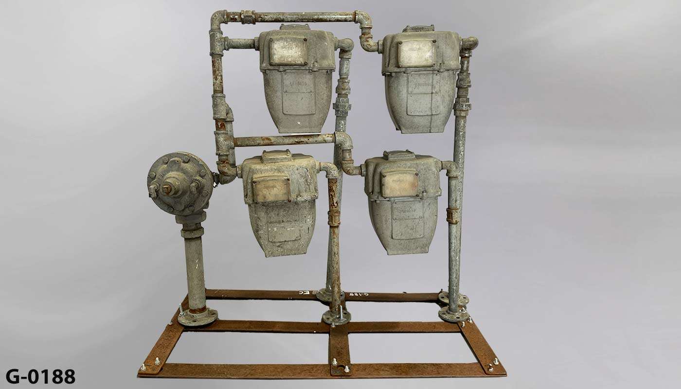 Gas meter unit, stock number G-0188