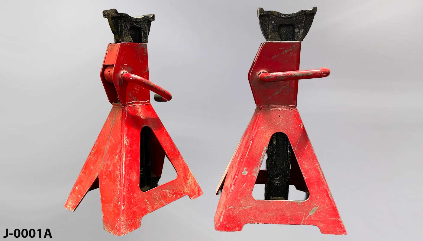 Jack stands, stock number J-0001