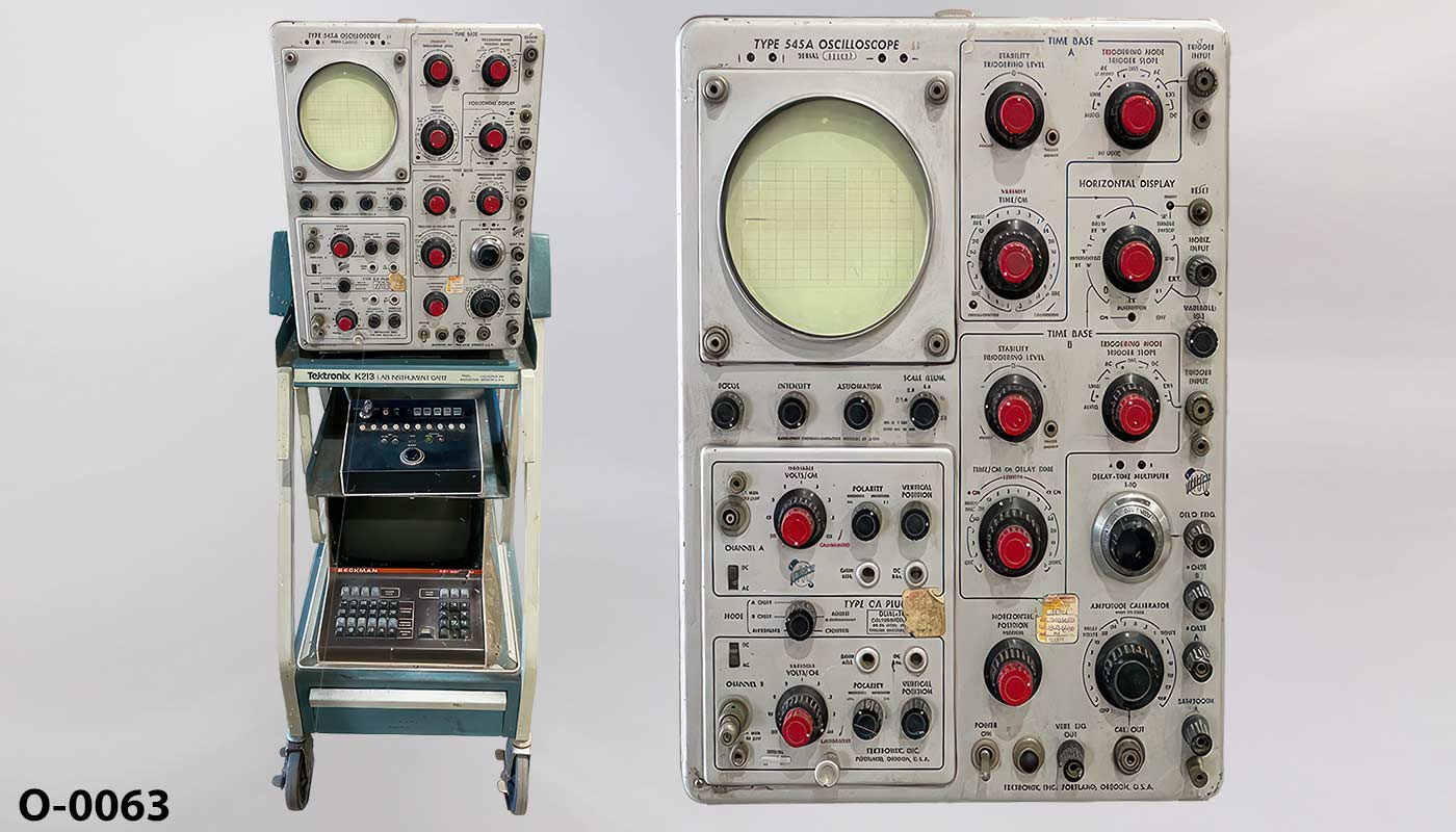 Oscilloscope cart, stock number O-0063