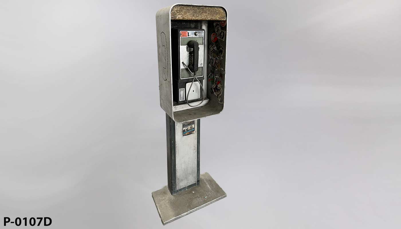 Pay Phone Pedestal, stock number P-0107d