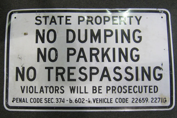 Sign-State Property, stock number S-0008