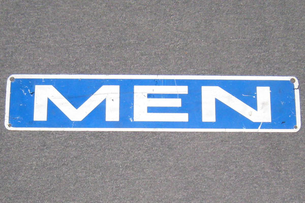 Sign-Men, stock number S-0014