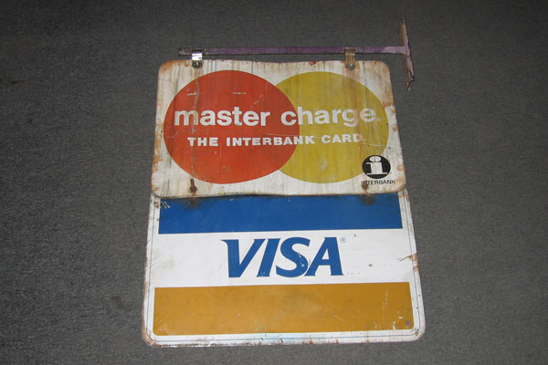 Sign-Mastercharge, stock number S-0048