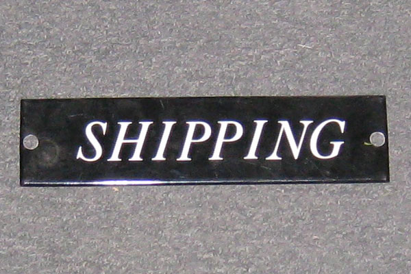 Sign-Shipping, stock number S-0272