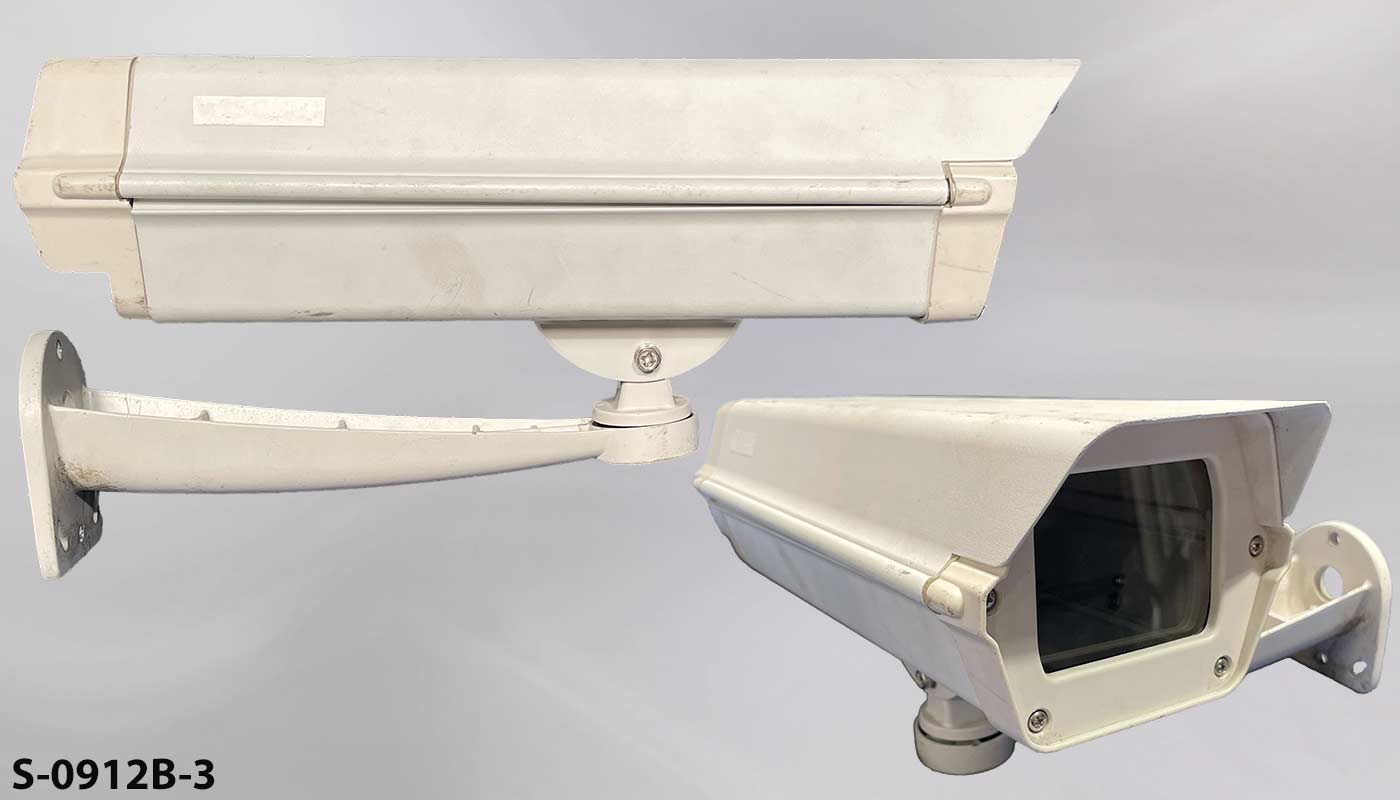 Security Camera, small, w/ plexiglass front, and mounting, another photo