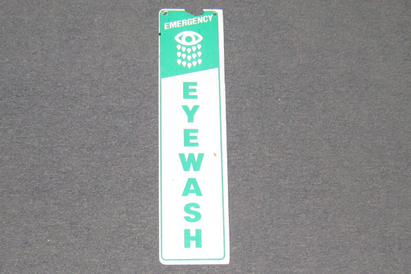 Sign-Emergency Eyewash, stock number S-0968
