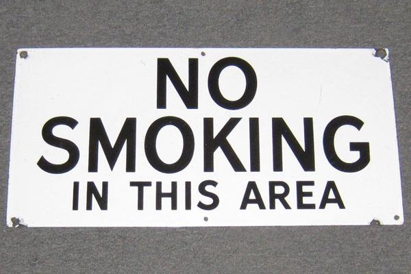 Sign-No Smoking In This Area, stock number S-1046