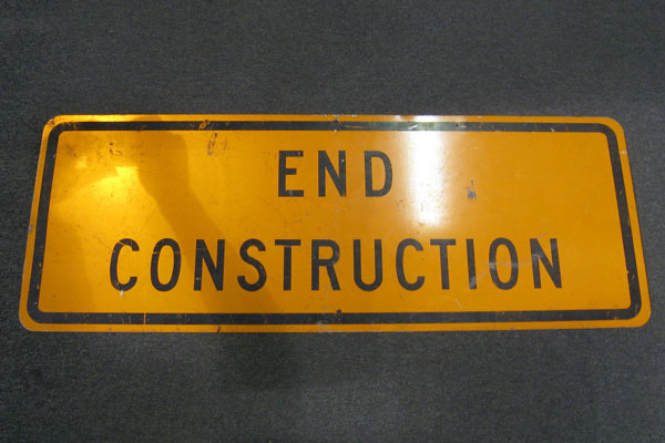 Sign-End Construction, stock number S-1069
